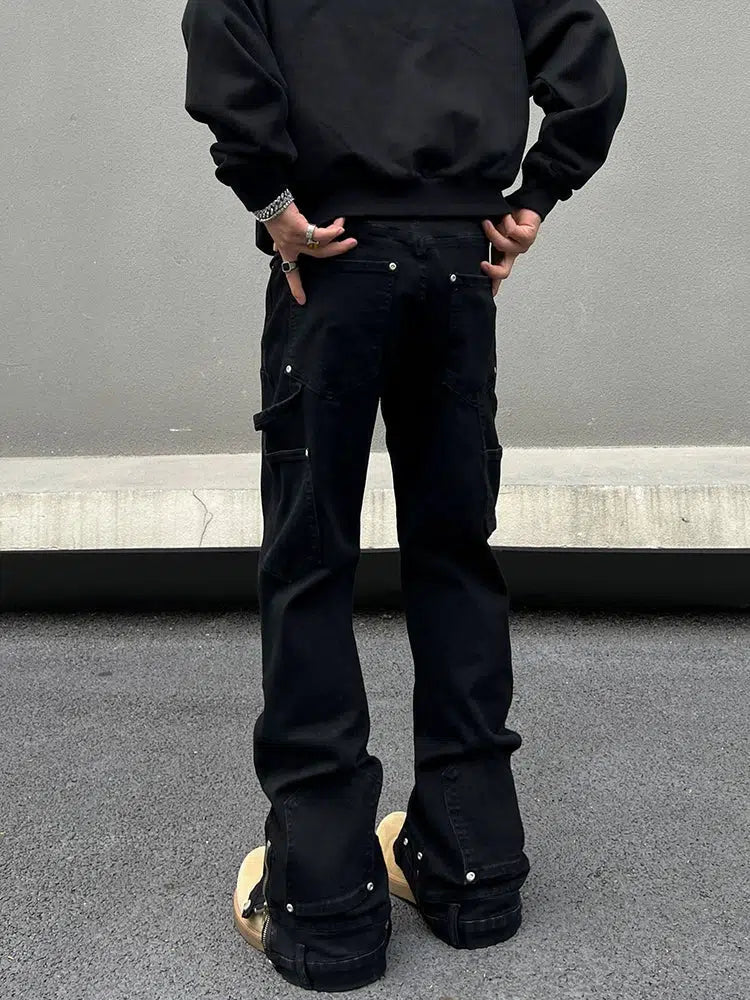 Workwear Cargo Denim Pants