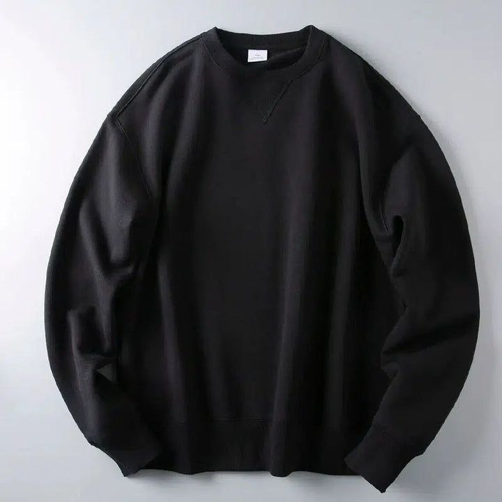 Velvet Crew Neck Sweatshirt