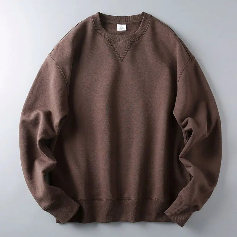 Velvet Crew Neck Sweatshirt