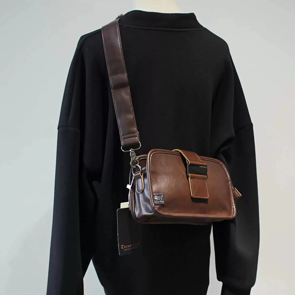 Versatile Leather Crossbody Bag