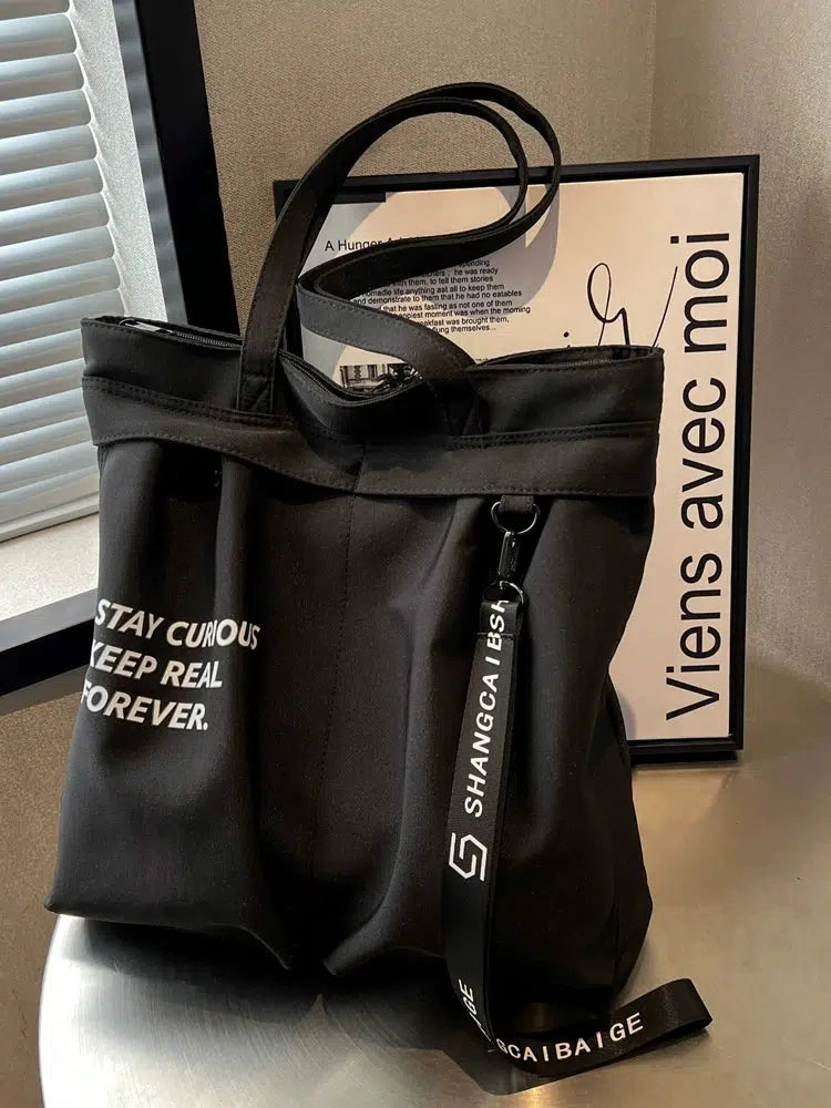 Versatile Stay Curious Tote Bag