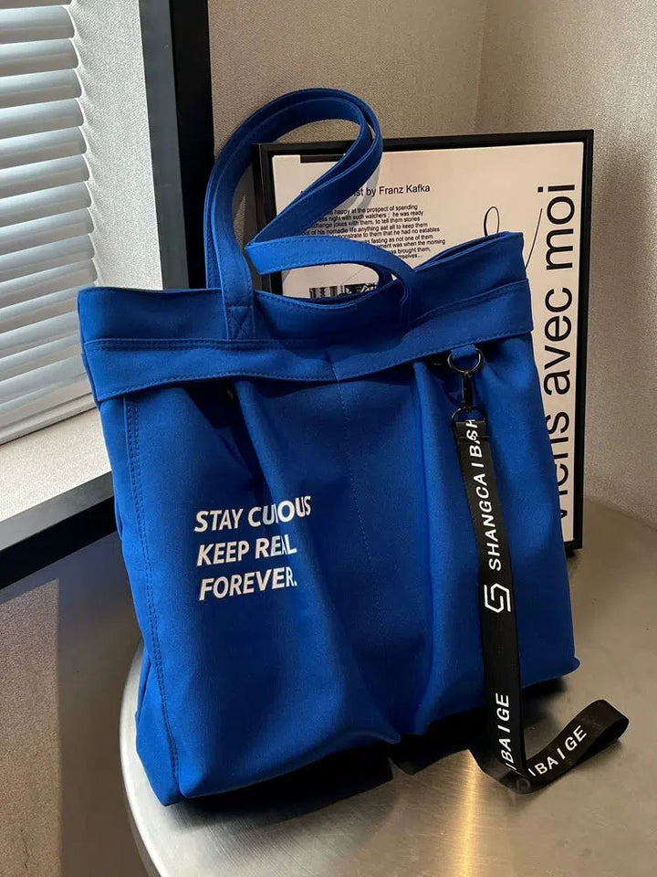 Versatile Stay Curious Tote Bag