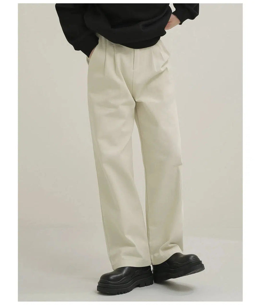 Versatile Straight Casual Suit Pants