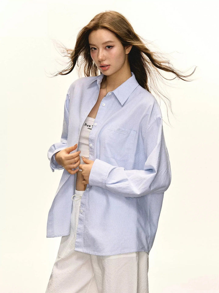 Versatile Style Casual Button-Up Shirt