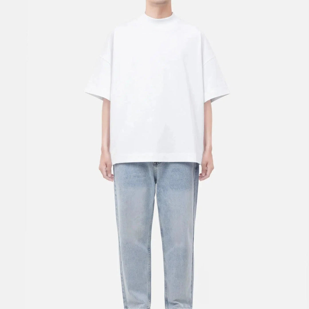 Washed Drop shoulder Basic T-shirt