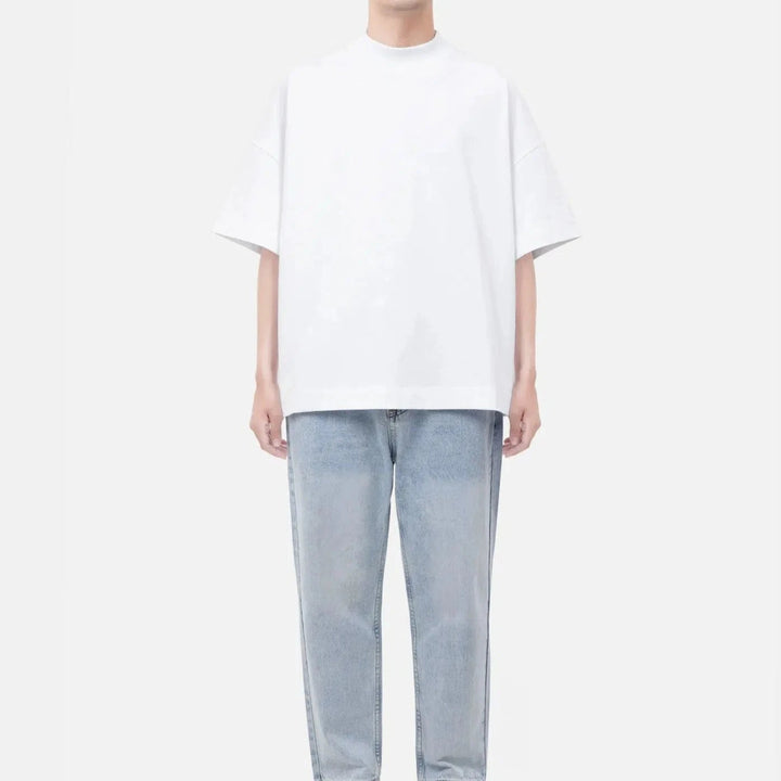 Washed Drop shoulder Basic T-shirt