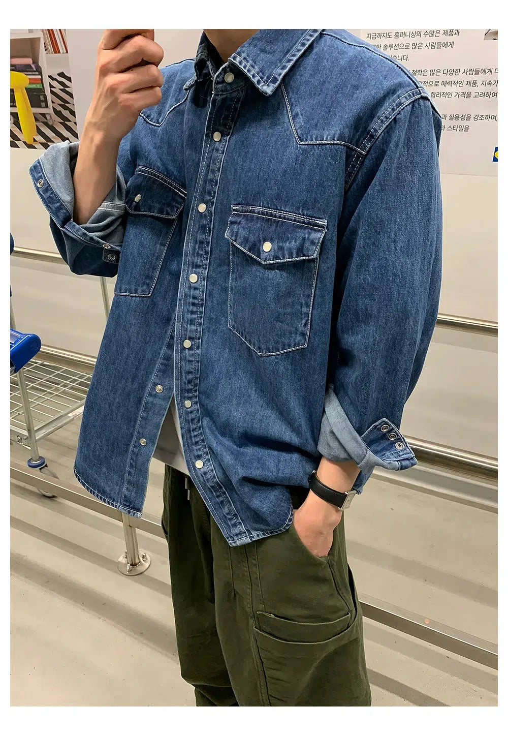 Washed Lightweight Denim Jacket