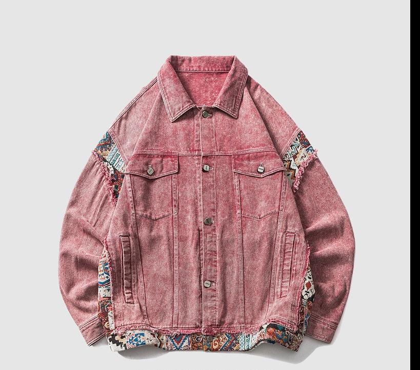 Washed Pink Denim Jakcet