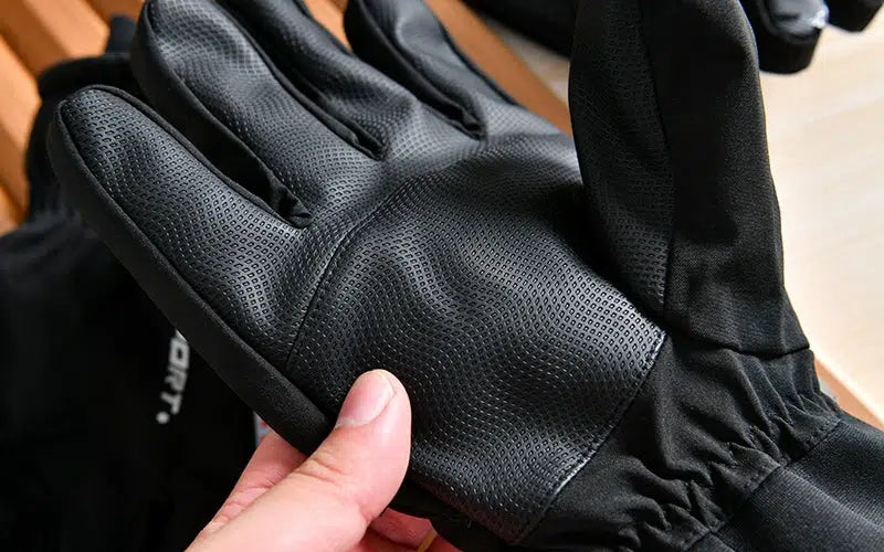 Waterproof And Velvet Leather Gloves