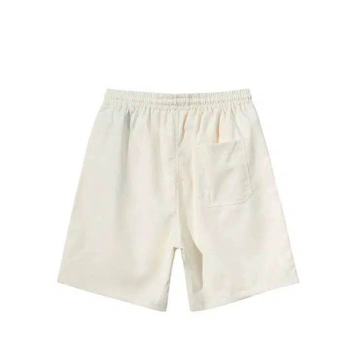 White Linen Shorts