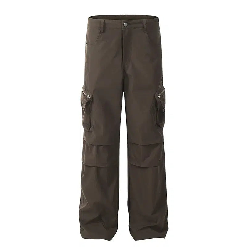 Wide-Leg Cargo Pants