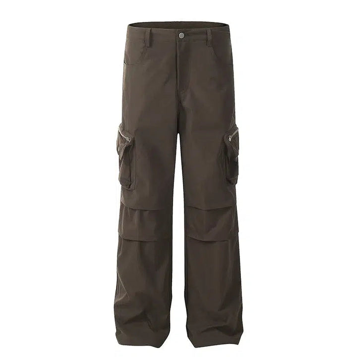 Wide-Leg Cargo Pants