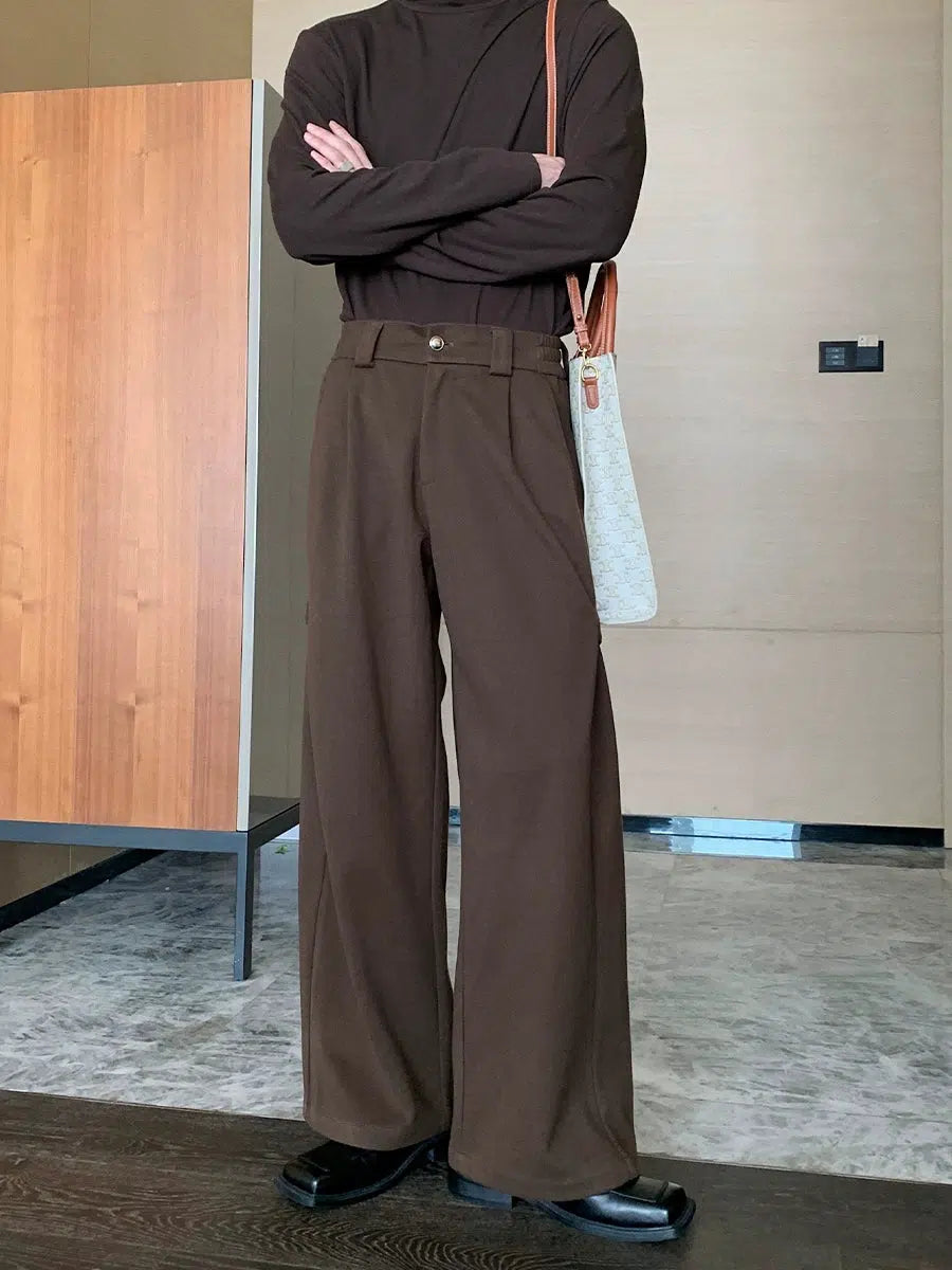 Wide-Leg Casual Pants