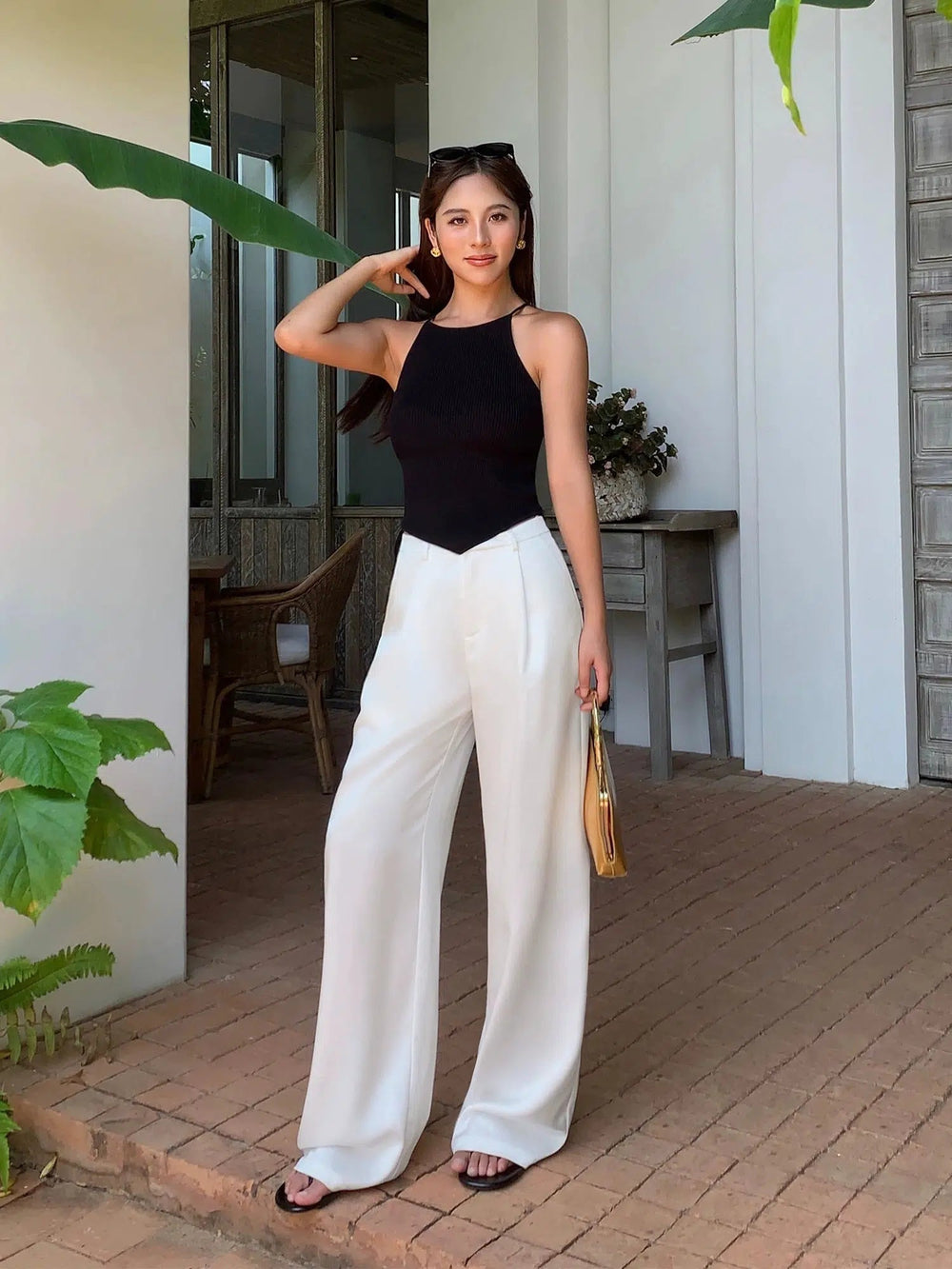 Wide Leg Casual Pants