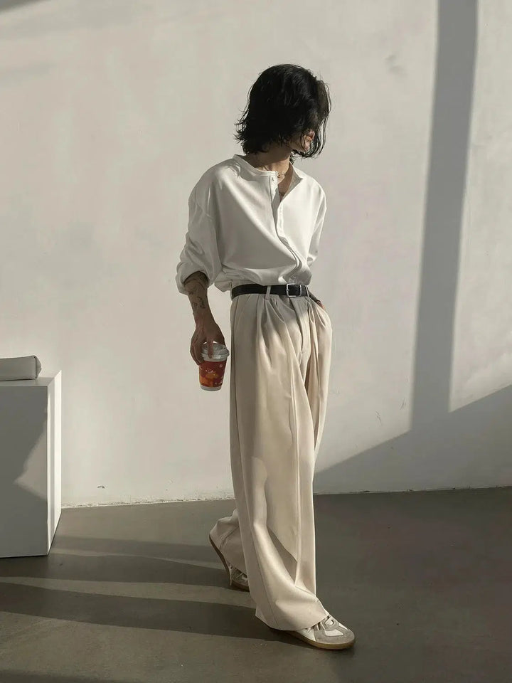 Wide Leg Casual Pants