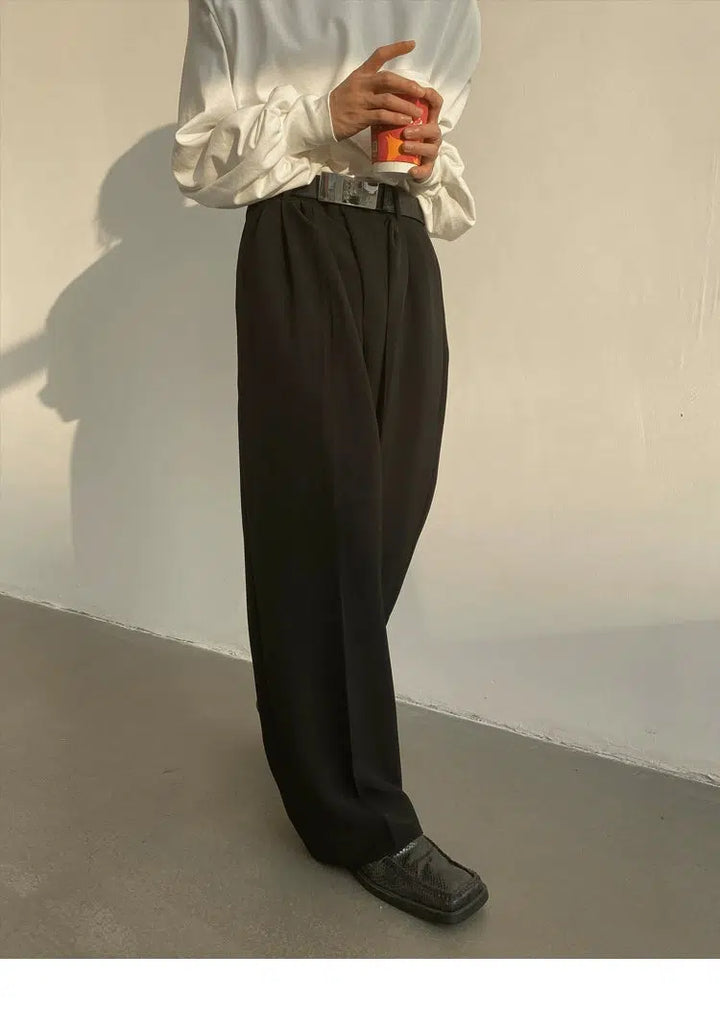 Wide Leg Casual Pants