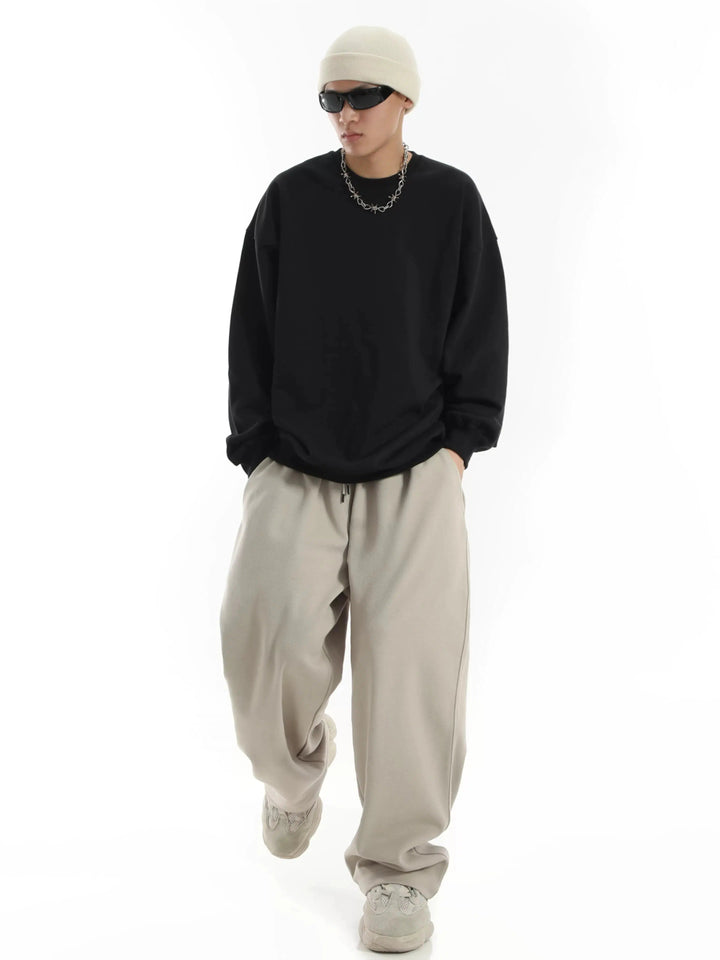 Wide-Leg Casual Pants