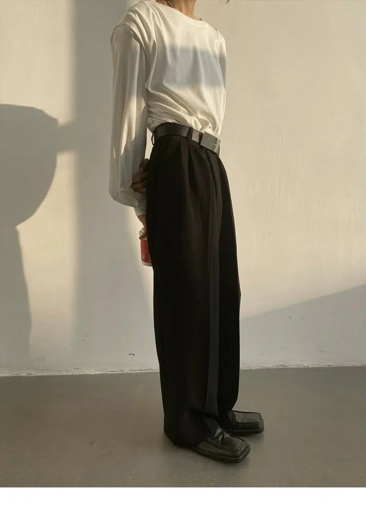 Wide Leg Casual Pants