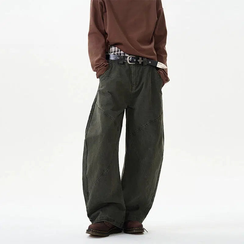 Wide-Leg Casual Pants