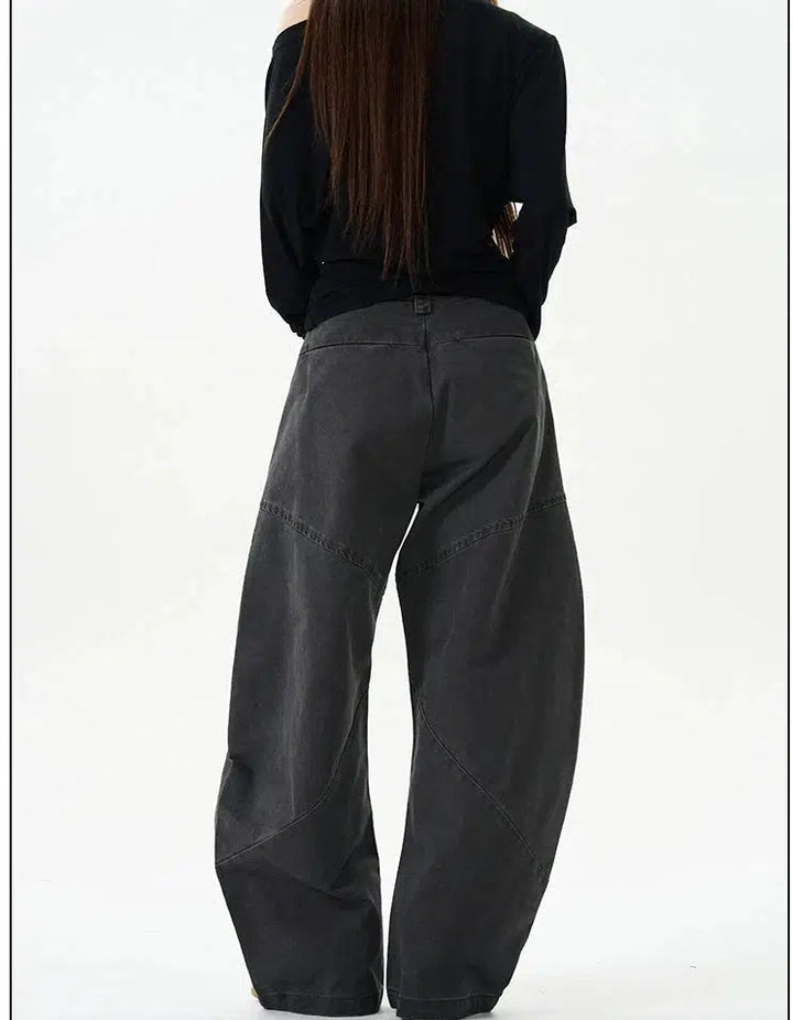 Wide-Leg Casual Pants