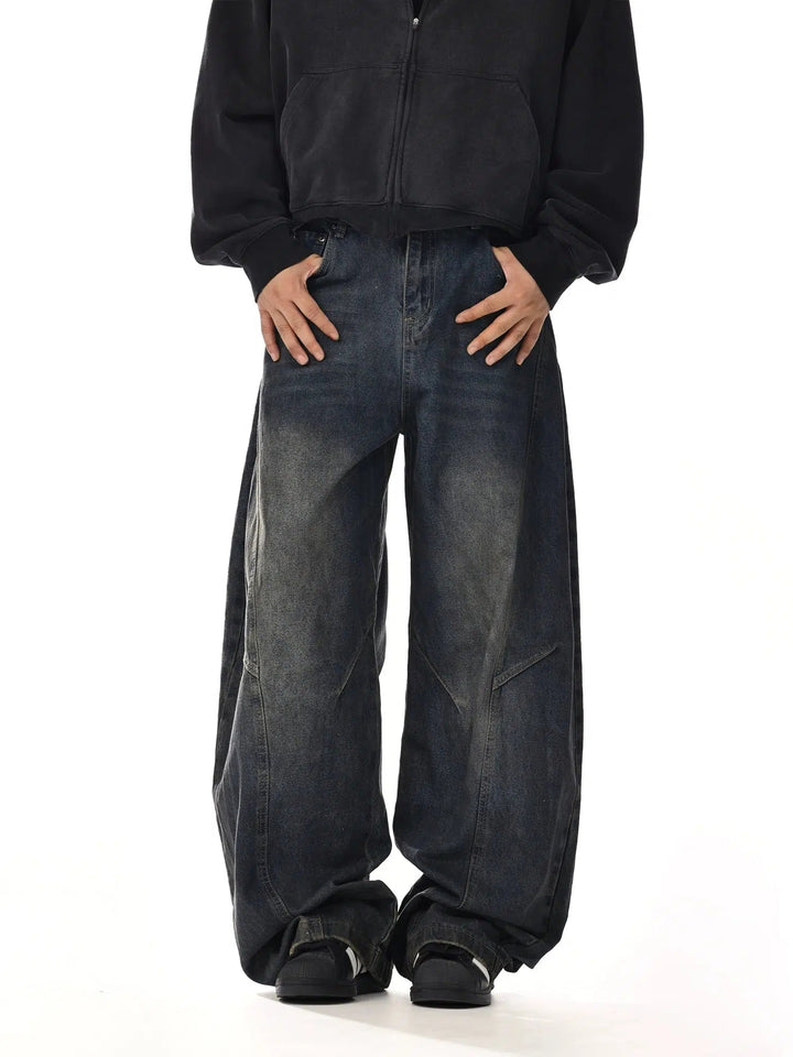 Wide Leg Denim Pants