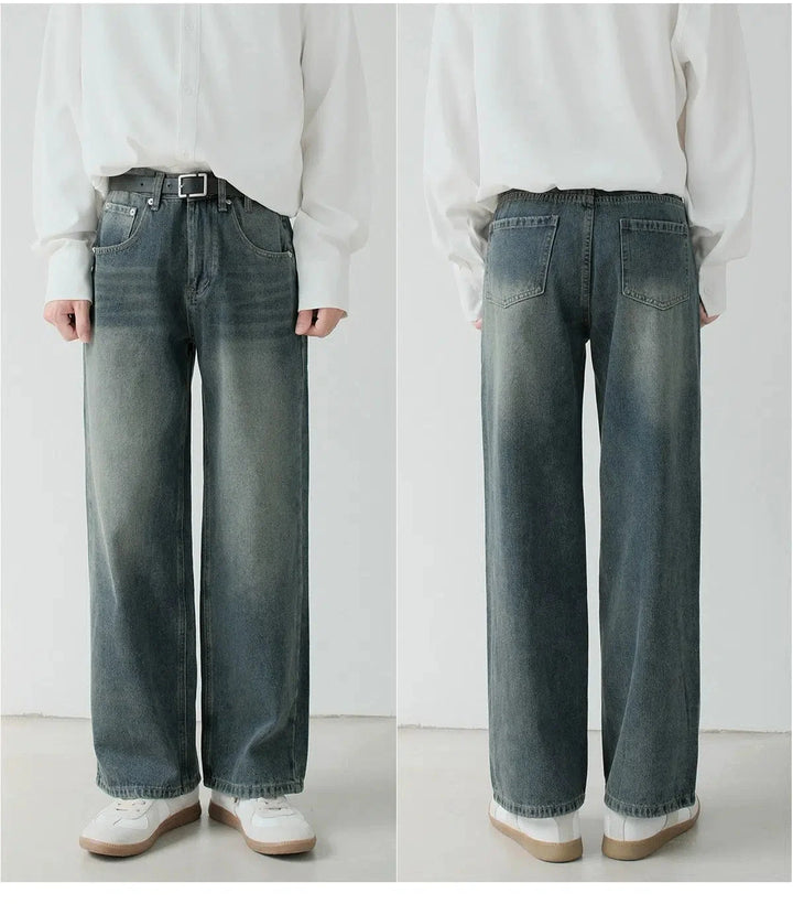 Wide Leg Denim Pants