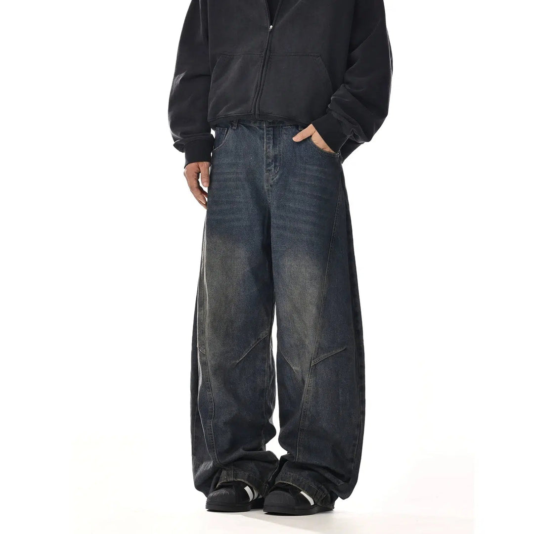 Wide Leg Denim Pants