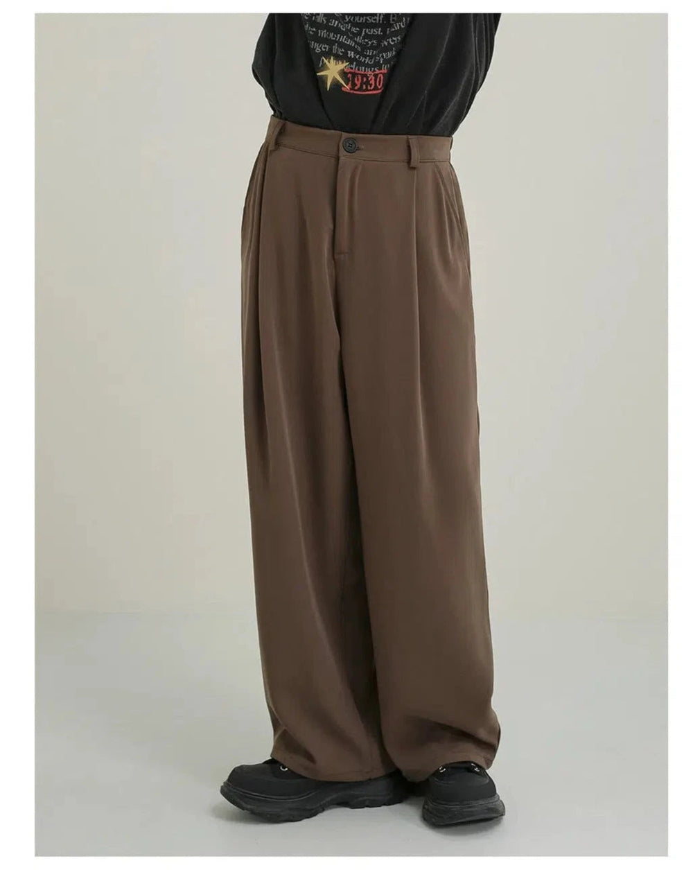 Wide Leg High Waist Pants