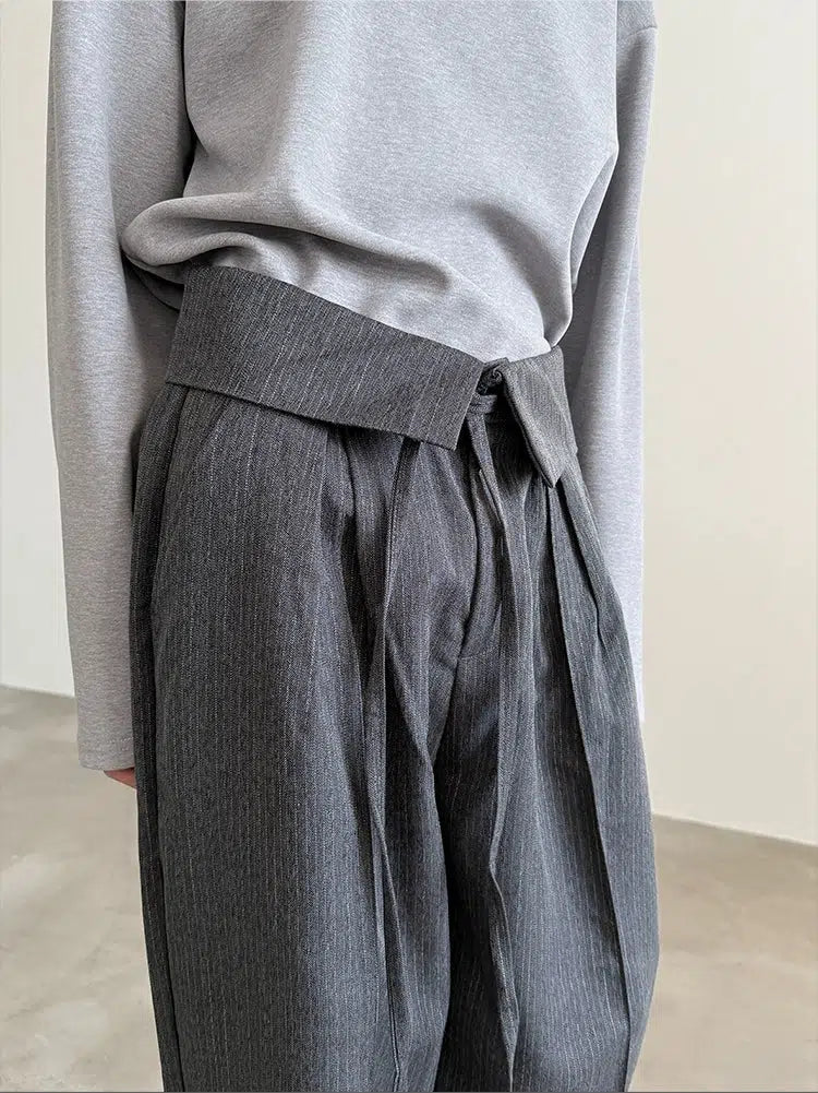 Wide-Leg High-Waist Pants