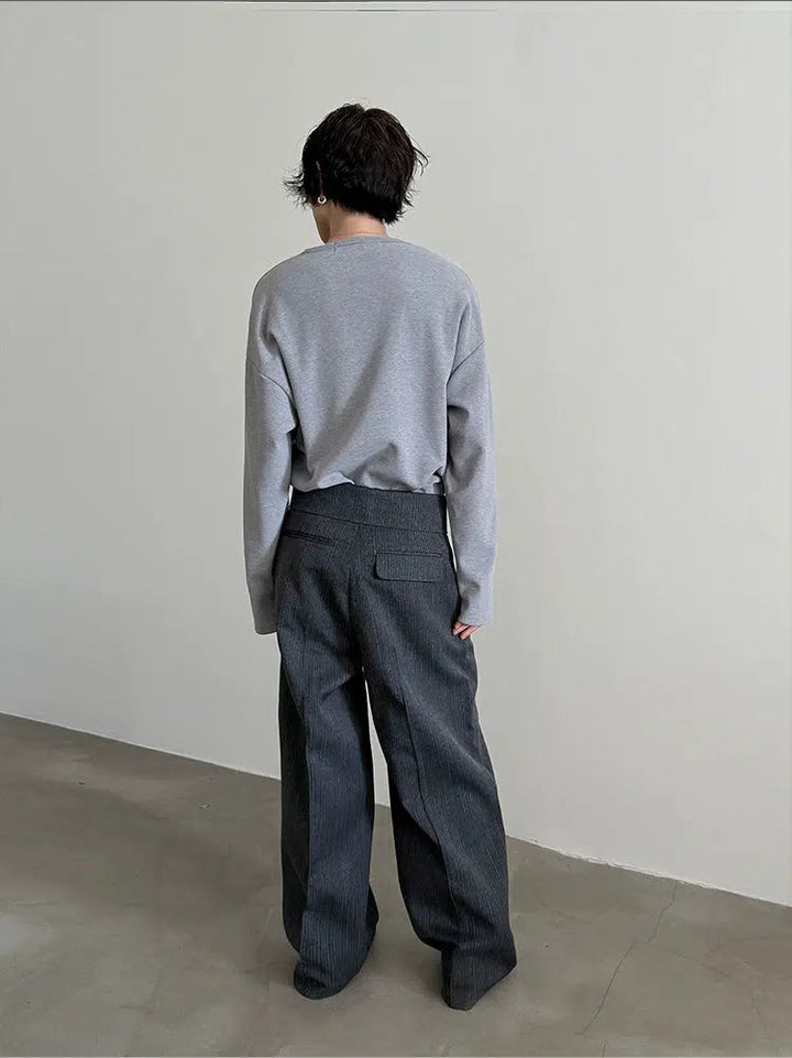 Wide-Leg High-Waist Pants