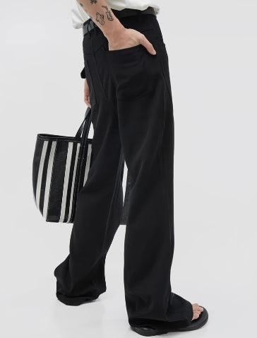 Wide-Leg High-Waist Pants