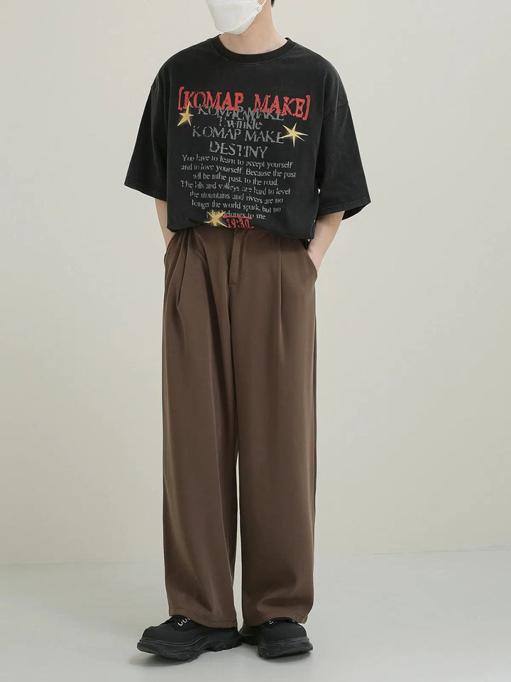 Wide Leg High Waist Pants