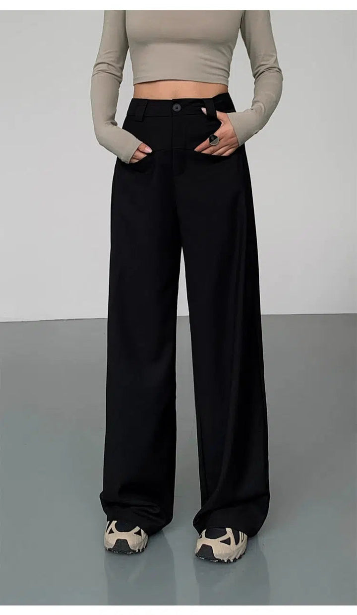 Wide Leg Pleated Pants