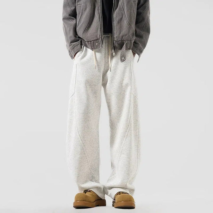 Wide-Leg Relaxed Sweatpants