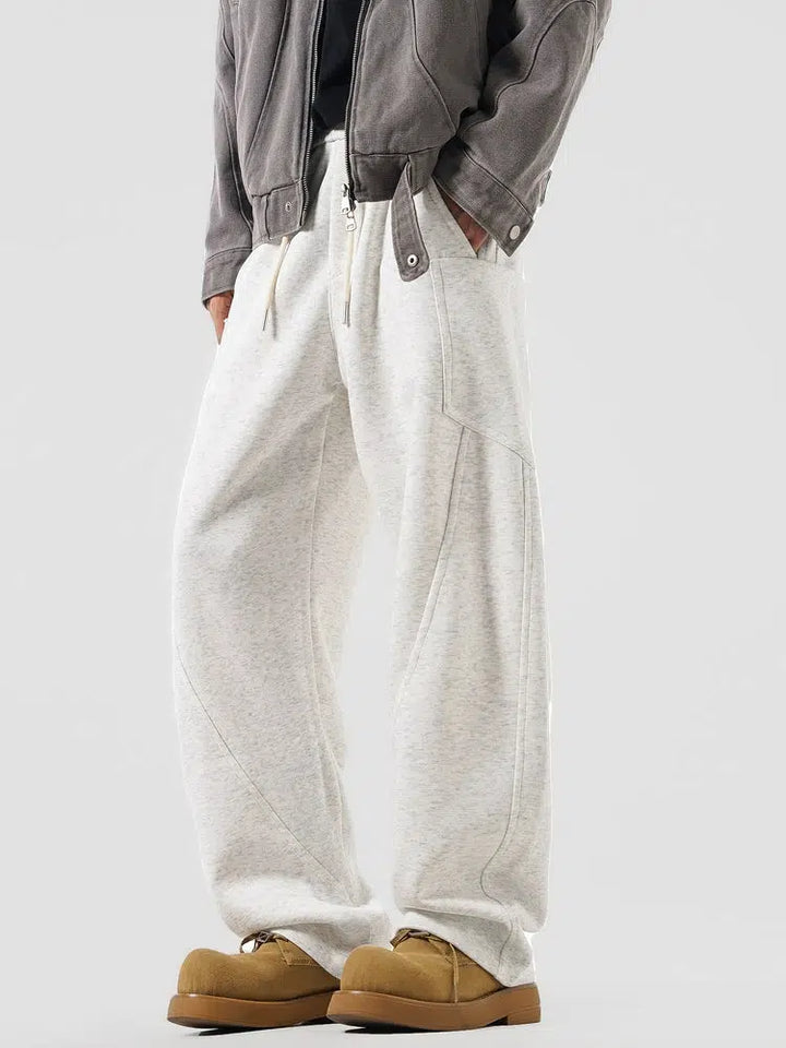 Wide-Leg Relaxed Sweatpants