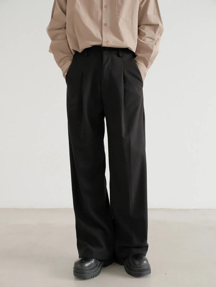 Wide-Leg Tailored Pants