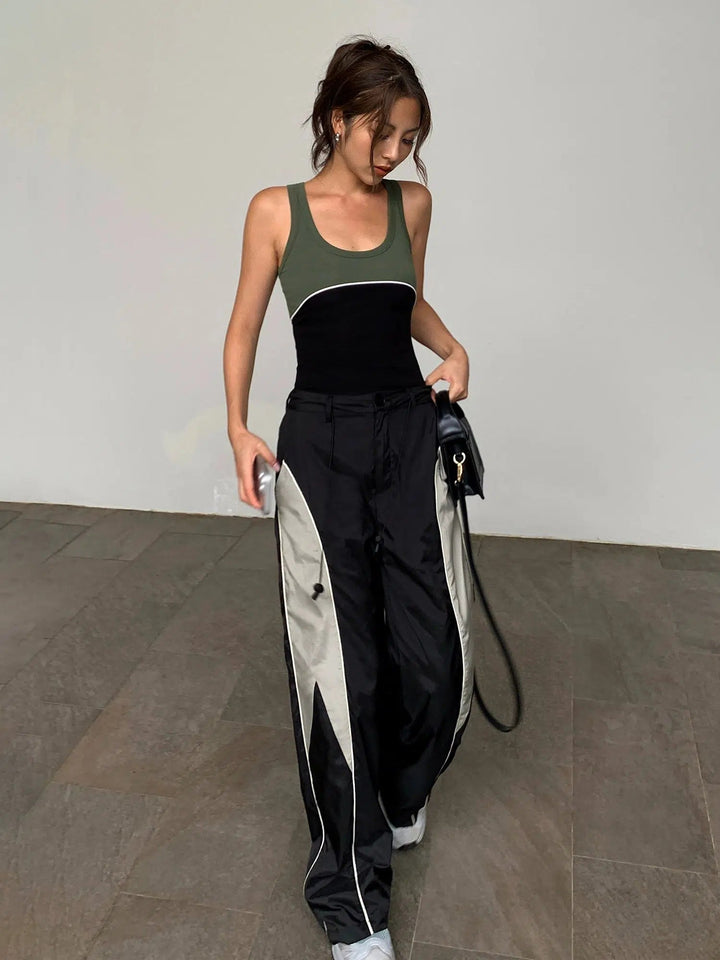 Wide-leg Casual Pants