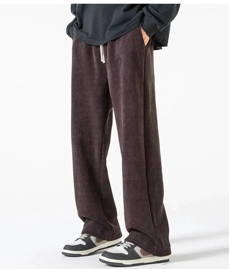 Wide-leg Drawstring Sweatpants