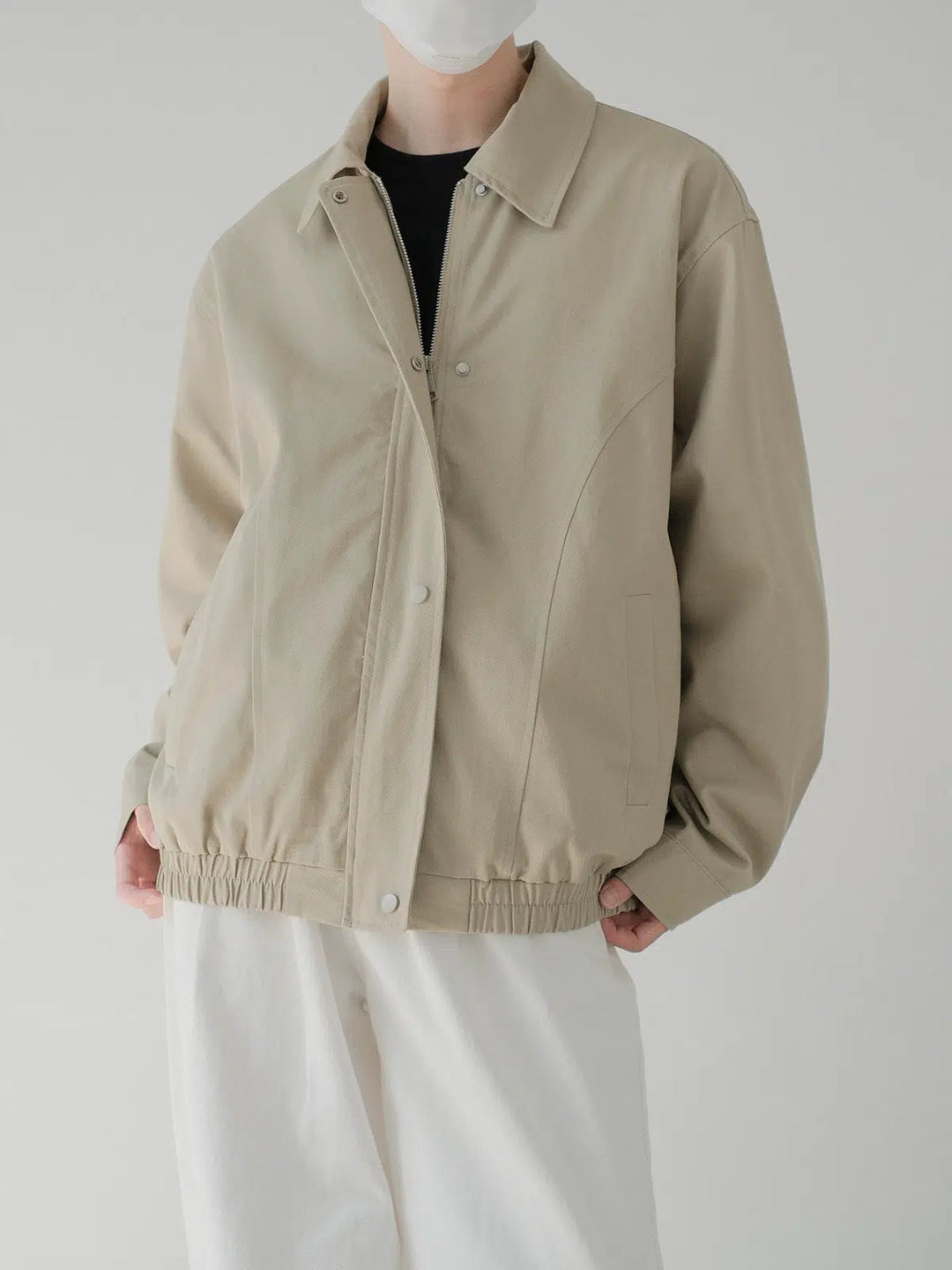 Windproof Button-Up Jacket