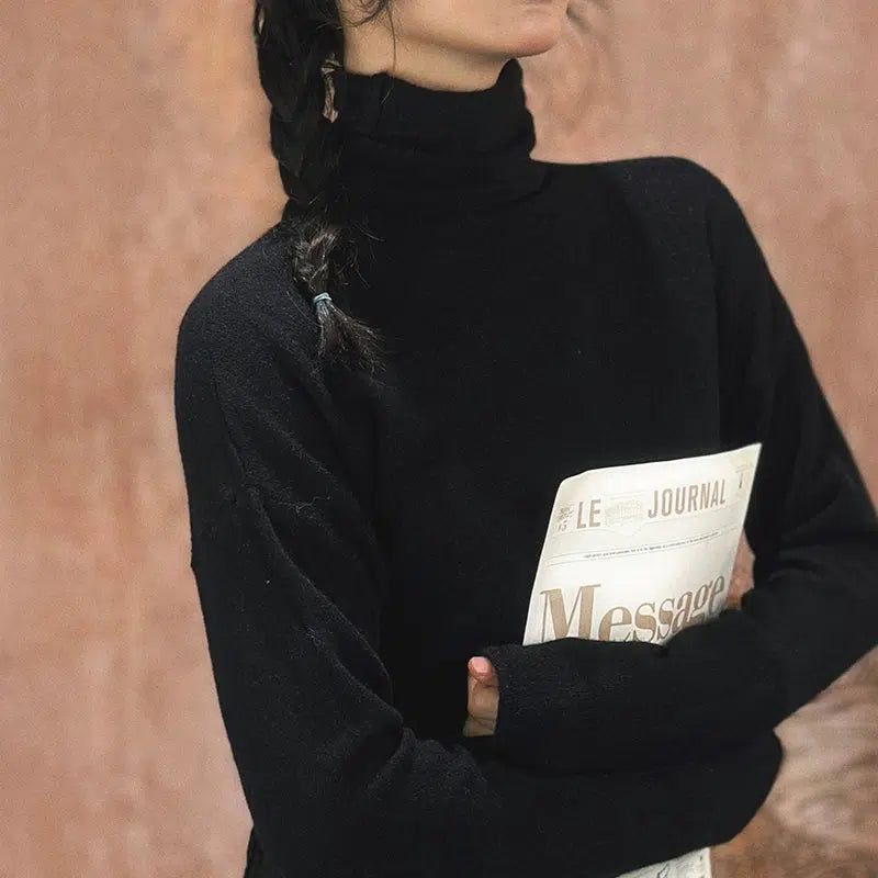 Turtleneck Knitted Bottoming Shirt