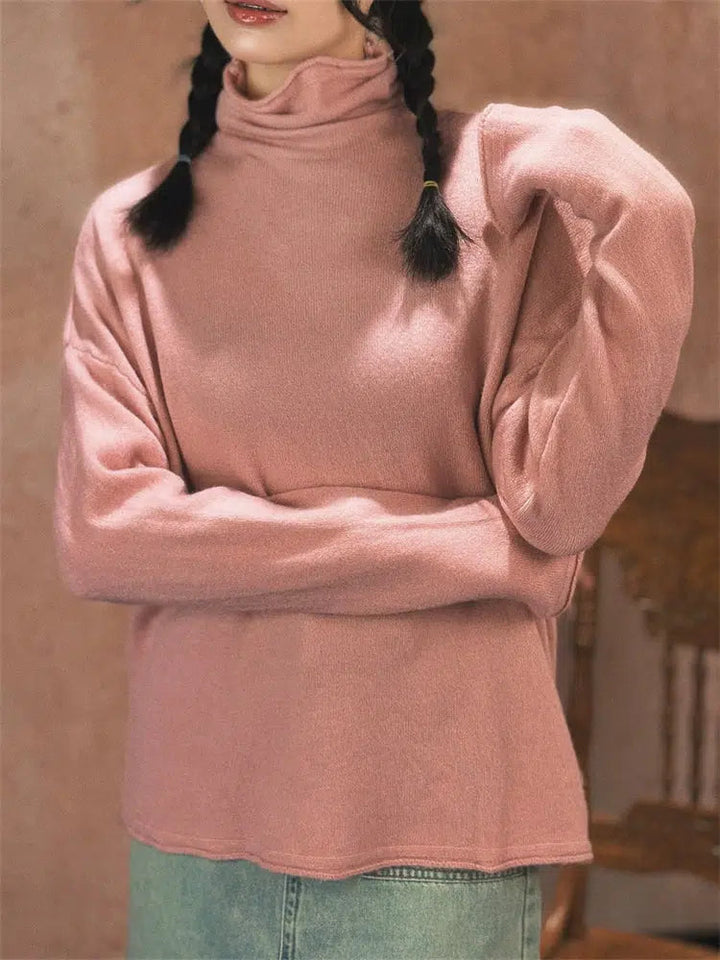 Turtleneck Knitted Bottoming Shirt