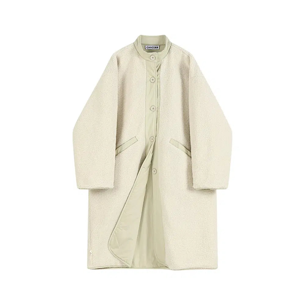 Button-Up Coat - Longline Design