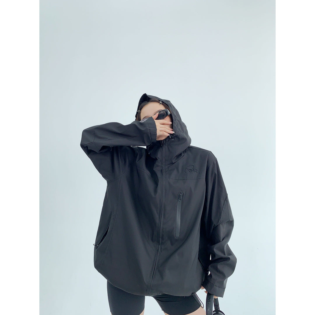 Women's Hooded Windbreaker Coat