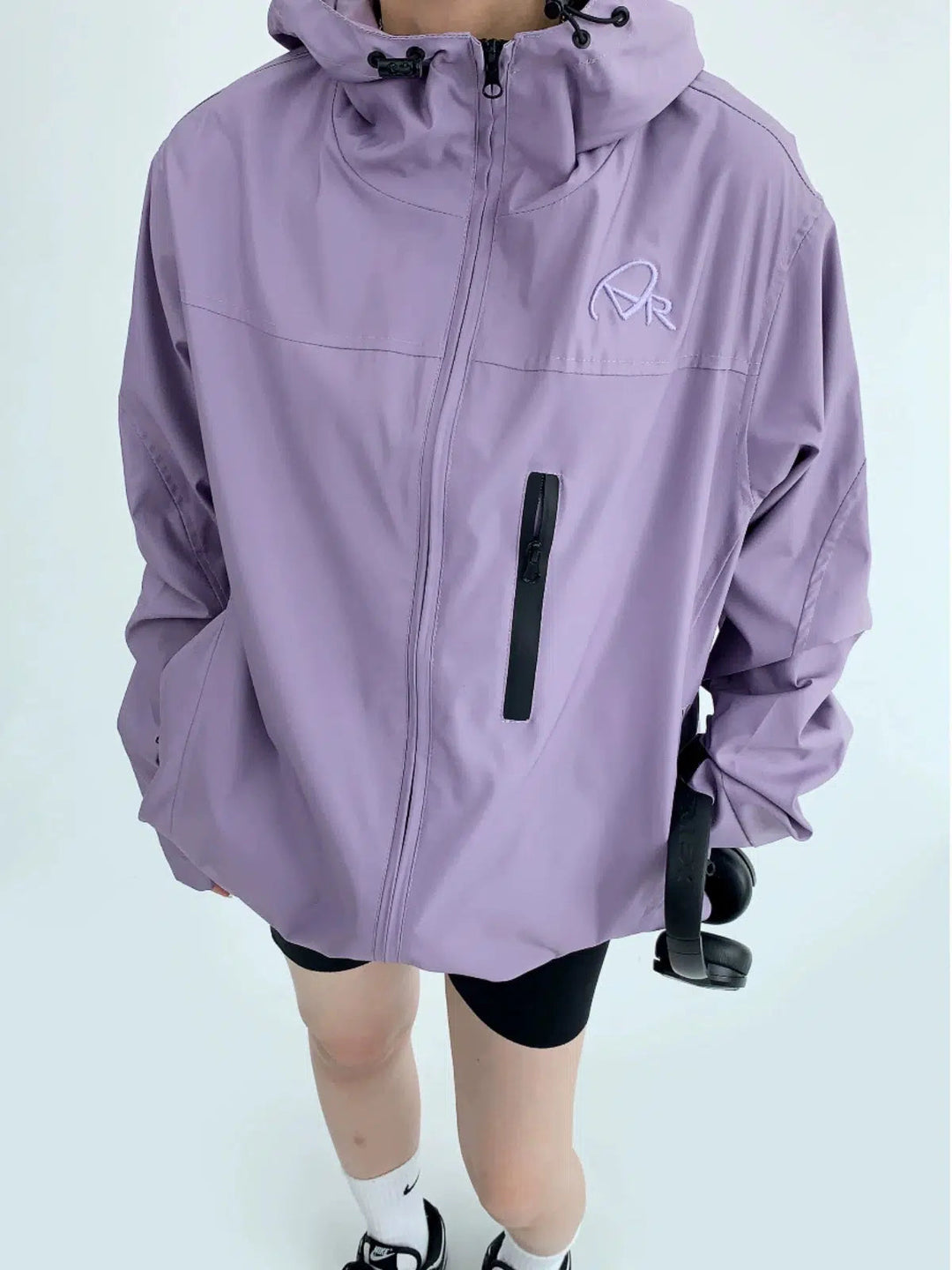 Women's Hooded Windbreaker Coat