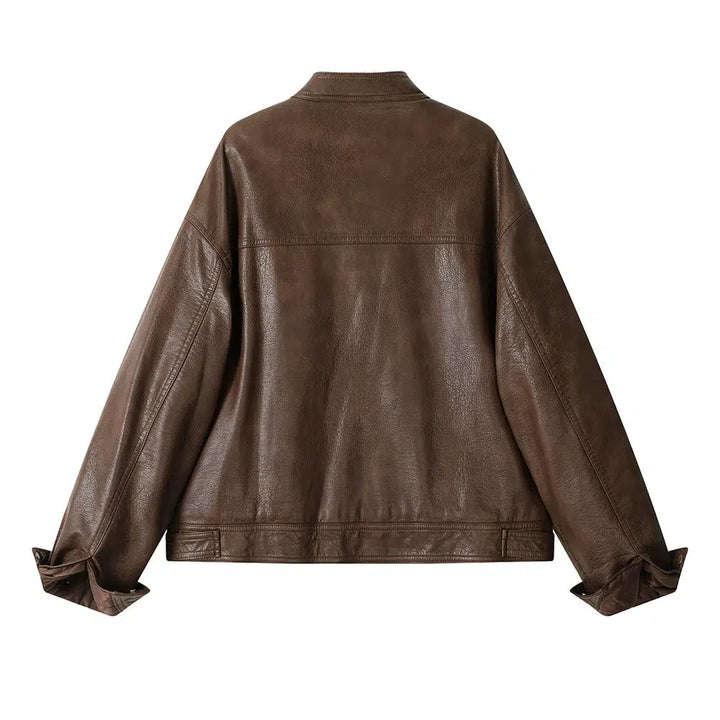 Shearling Lined Leather Jacket