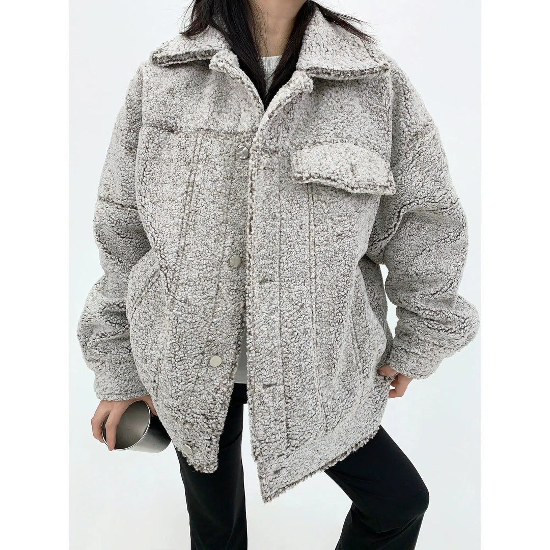 Sherpa Button-Up Coat