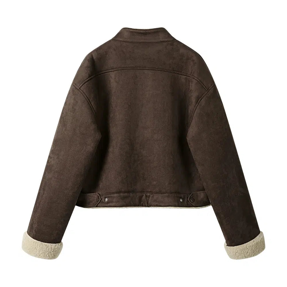 Wool-Blend Shearling Jacket