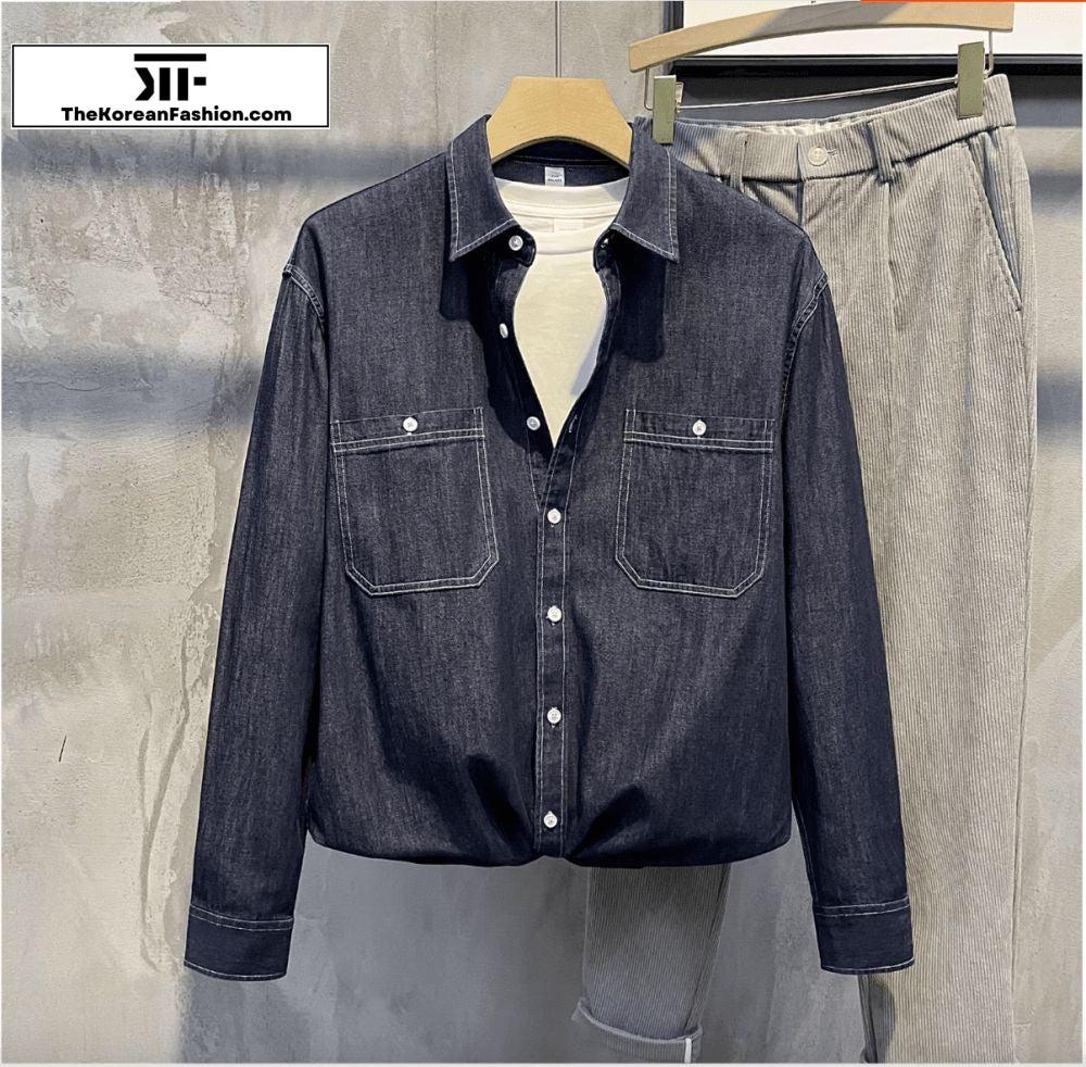 Workwear Denim Thin Jacket