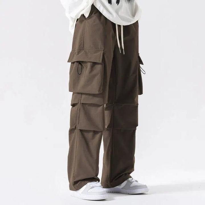 Workwear Drawstring Cargo Pants