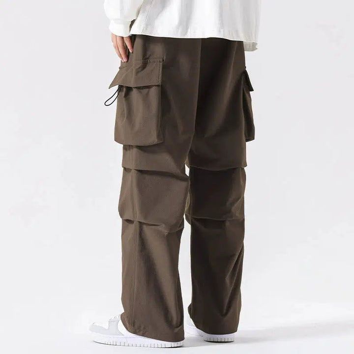 Workwear Drawstring Cargo Pants